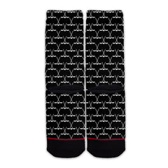 Function - Men's Crossed Hockey Sticks Socks
