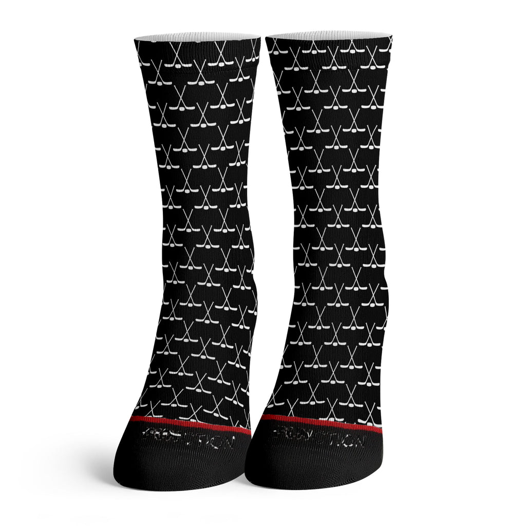 Function - Men's Crossed Hockey Sticks Socks