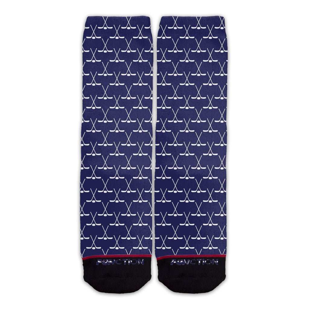 Function - Men's Crossed Hockey Sticks Socks