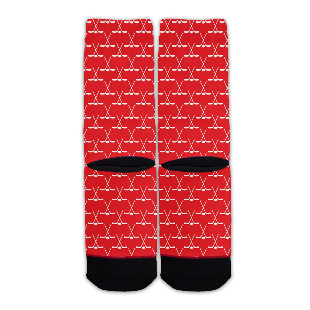 Function - Men's Crossed Hockey Sticks Socks