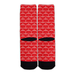 Function - Men's Crossed Hockey Sticks Socks