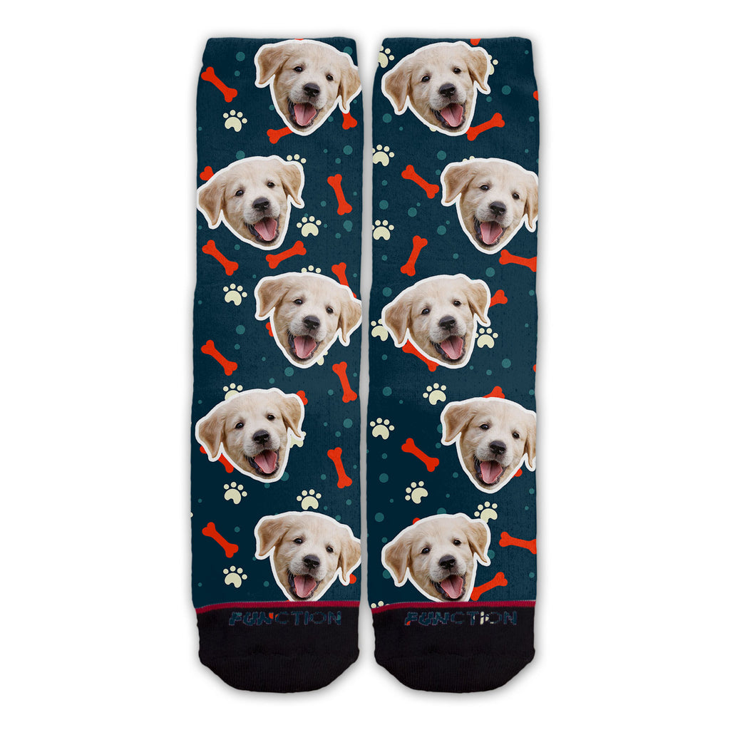 Function Custom Dog Face Pattern Fashion Socks Function Socks