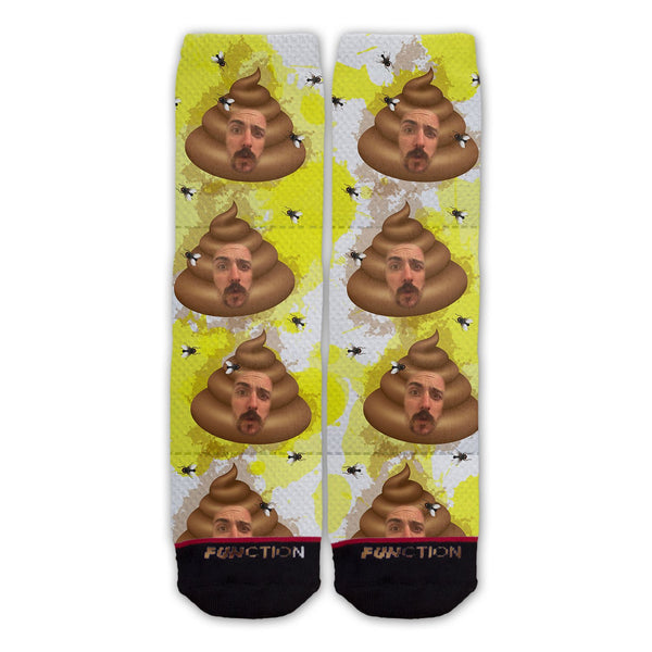 Function - Custom Face Poop Emoji and Toilet Paper Fashion Socks ...