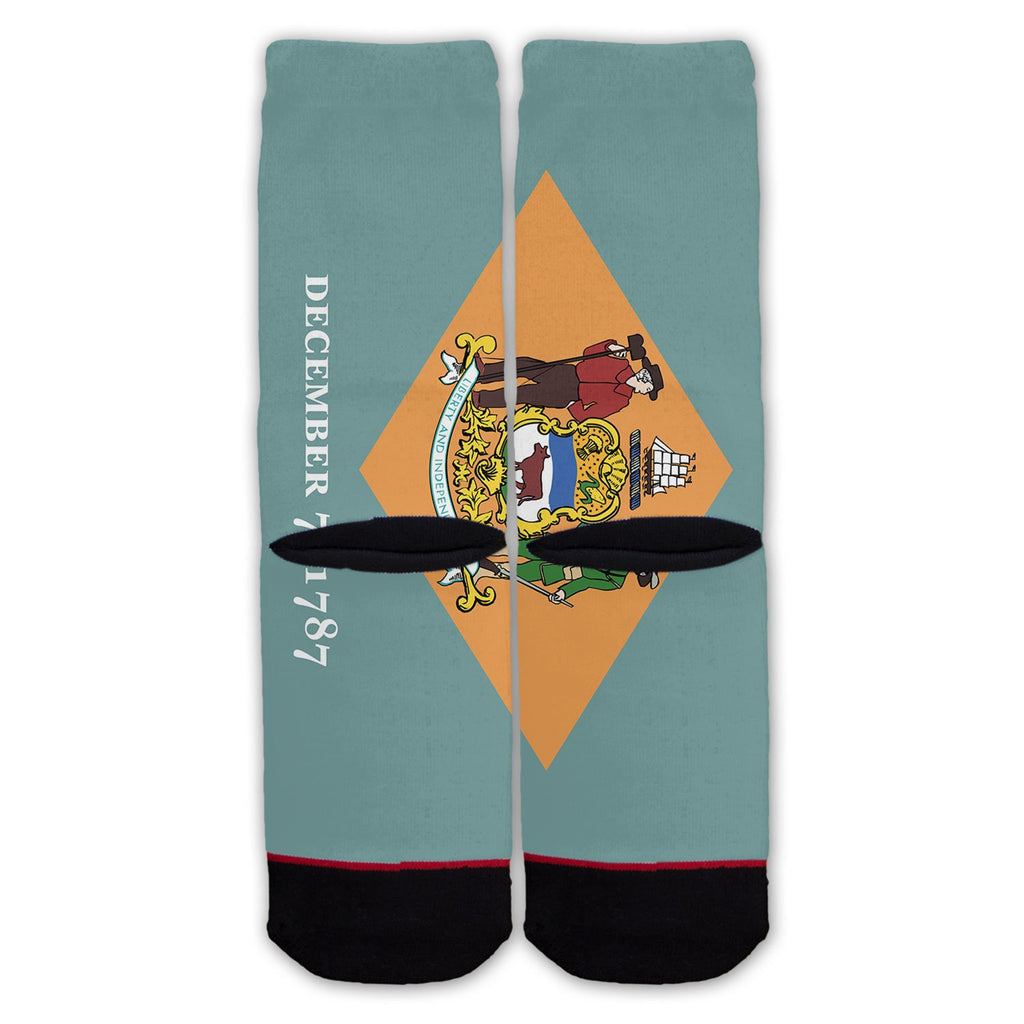 Function - Delaware State Flag Fashion Socks