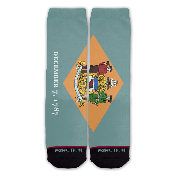Function - Delaware State Flag Fashion Socks