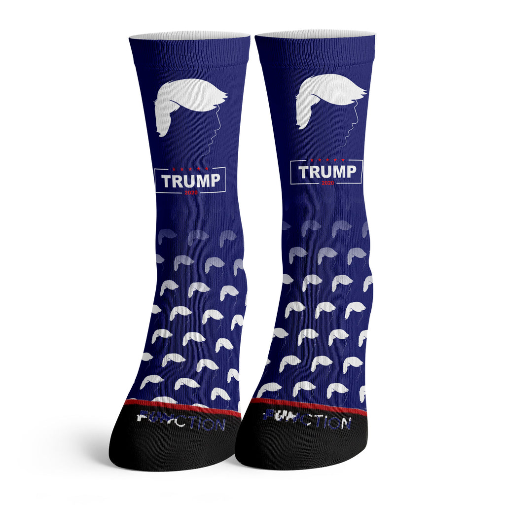 Function - Donald Trump 2020 Hair Silhouette Fashion Socks