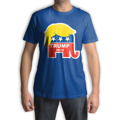 Function - Trump Hair Republican Elephant Fashion Unisex Crew Neck T-Shirt