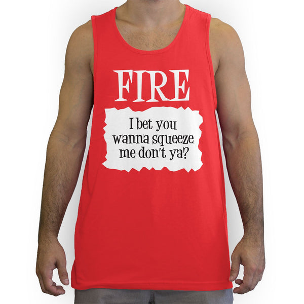 Function -  Fire Hot Sauce Costume Men's Fashion Tank Top