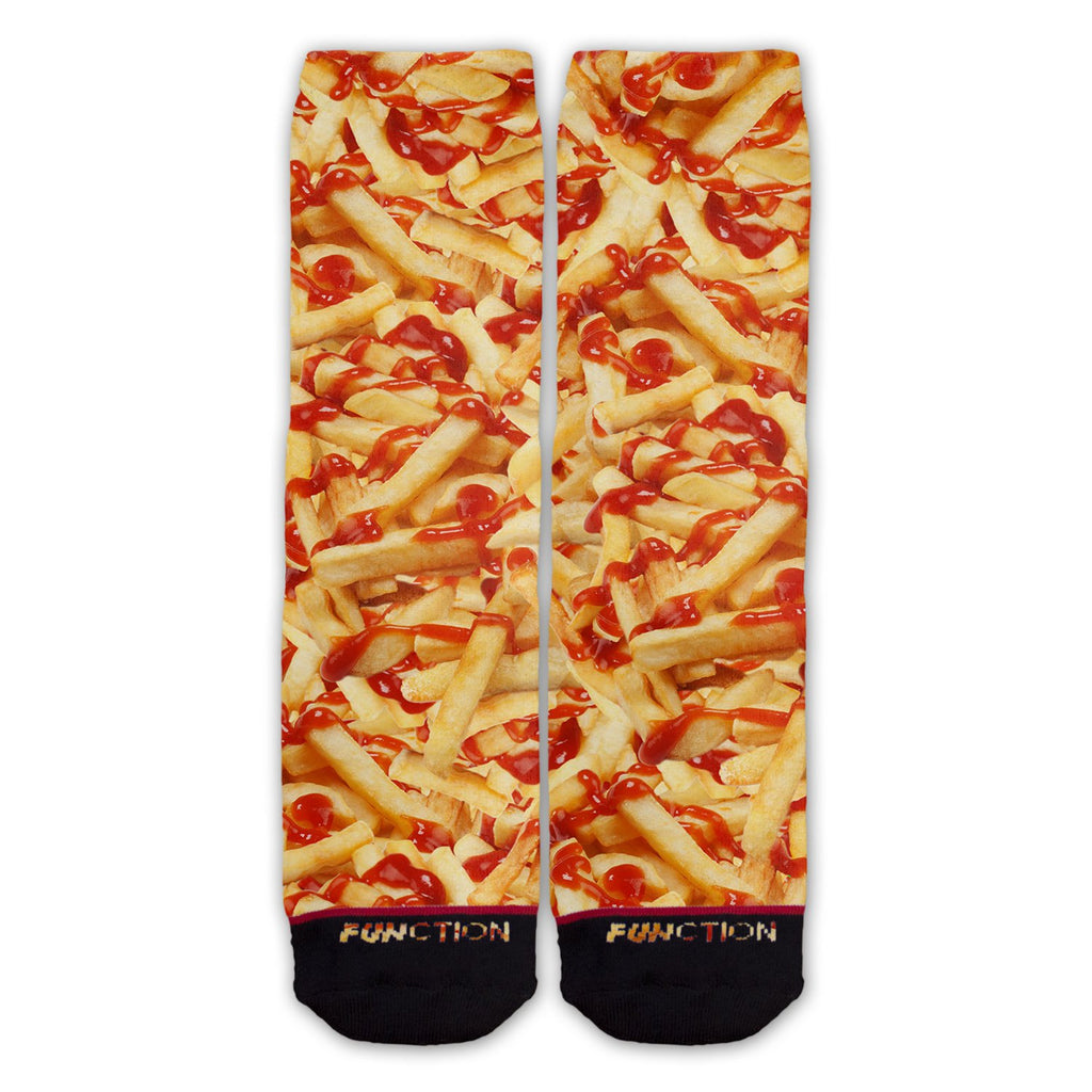 Function - French Fries and Ketchup Fashion Socks