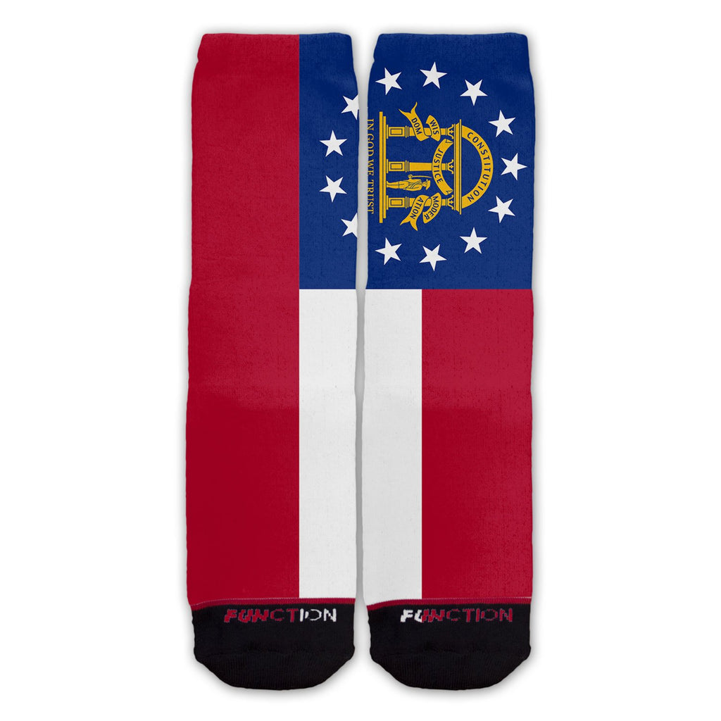 Function - Georgia State Flag Fashion Socks