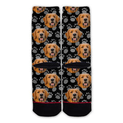 Function - Golden Retriever Dog Face Fashion Socks