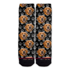 Function - Golden Retriever Dog Face Fashion Socks