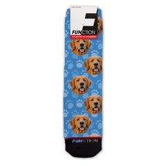 Function - Golden Retriever Dog Face Fashion Socks