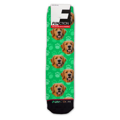Function - Golden Retriever Dog Face Fashion Socks