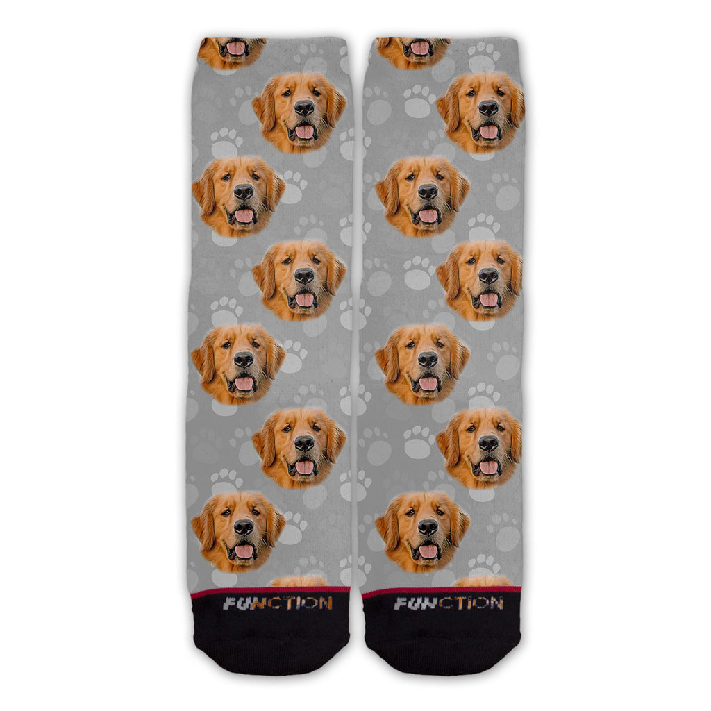 Function - Golden Retriever Dog Face Fashion Socks
