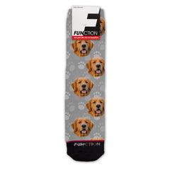 Function - Golden Retriever Dog Face Fashion Socks