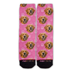 Function - Golden Retriever Dog Face Fashion Socks