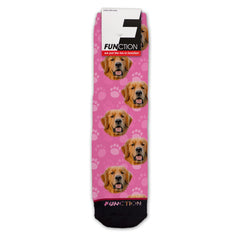 Function - Golden Retriever Dog Face Fashion Socks