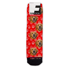 Function - Golden Retriever Dog Face Fashion Socks