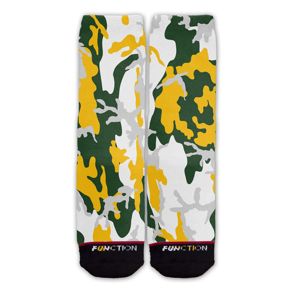 Function - Greenbay Football Team Camo Fashion Socks