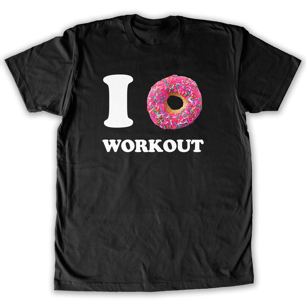 Function -  I Donut Work Out Men's Fashion T-Shirt Black