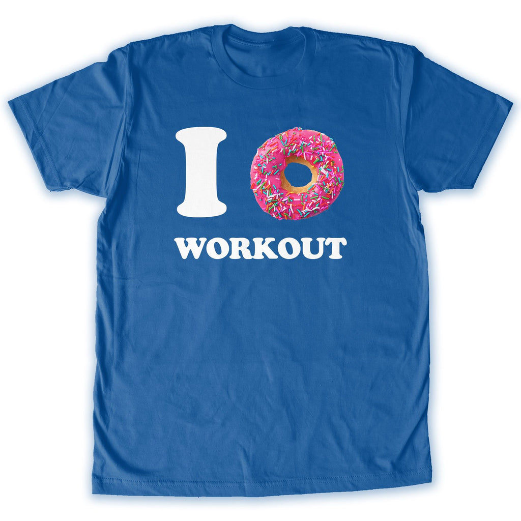 Function -  I Donut Work Out Men's Fashion T-Shirt Royal Blue
