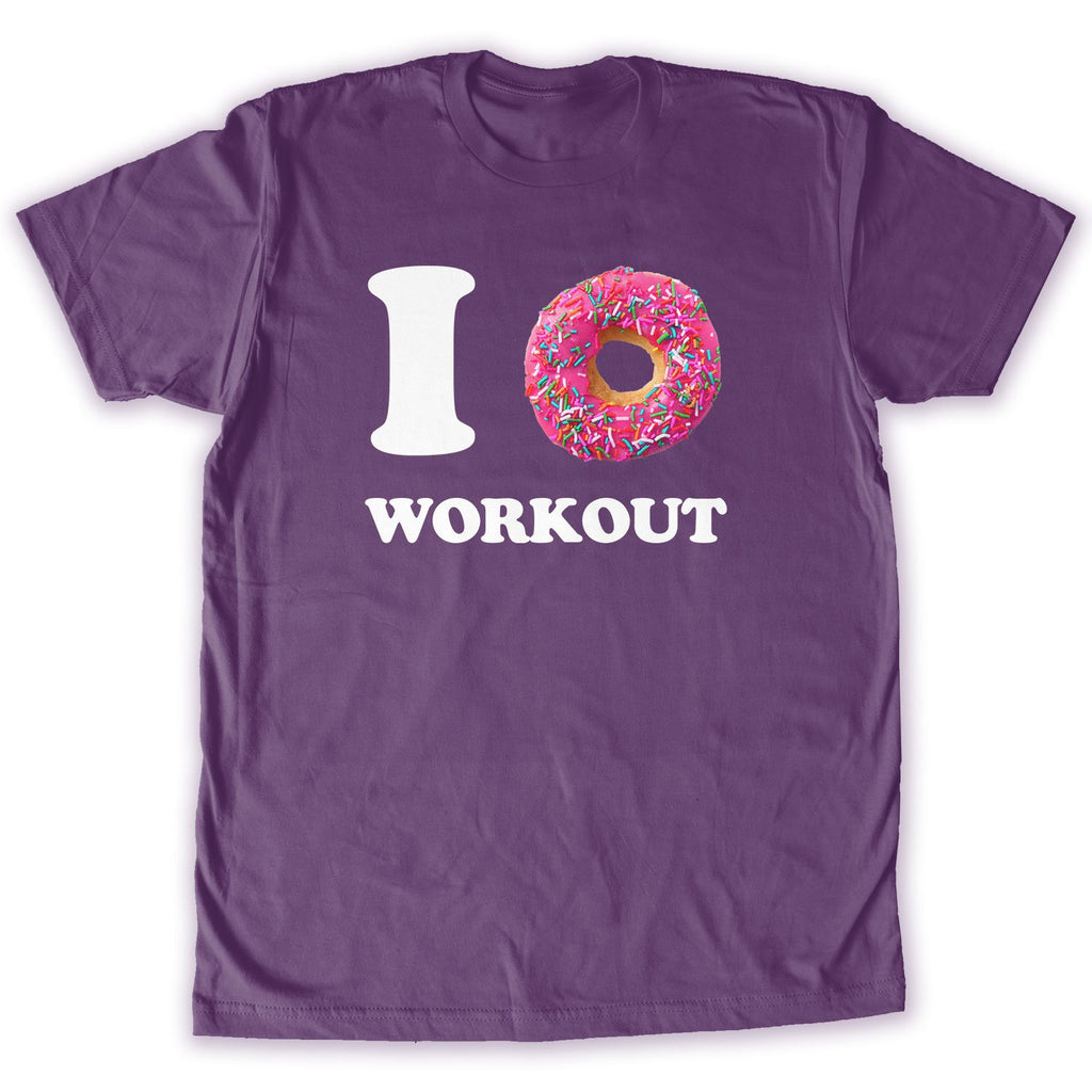 Function -  I Donut Work Out Men's Fashion T-Shirt Purple