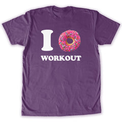 Function -  I Donut Work Out Men's Fashion T-Shirt Purple