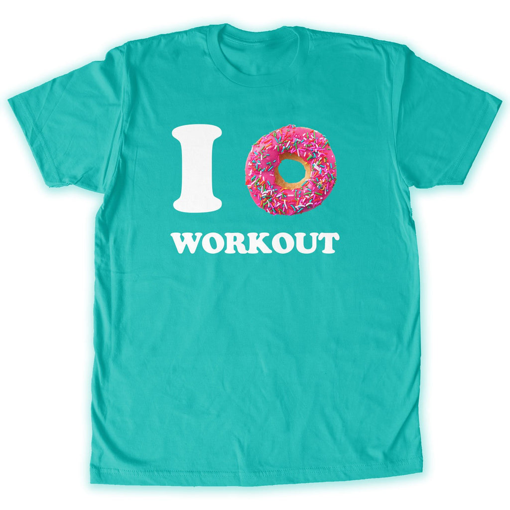Function -  I Donut Work Out Men's Fashion T-Shirt Teal