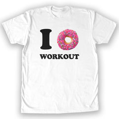 Function -  I Donut Work Out Men's Fashion T-Shirt White