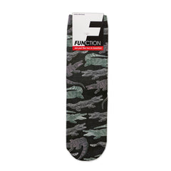 Function - Kids Alligator Halftone Camo Pattern Adult Socks Crocodile Youth Funny Cute