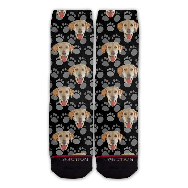 Function - Labrador Dog Face Fashion Socks Pattern