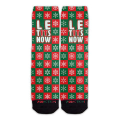 Function - Le Tits Now Christmas Adult Unisex Crew Socks