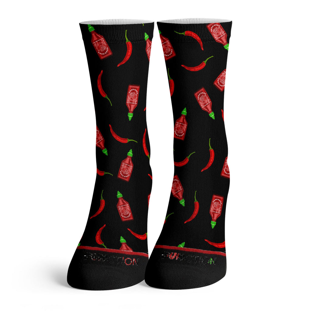 Function - Sriracha Hot Sauce And Chili Pattern Socks
