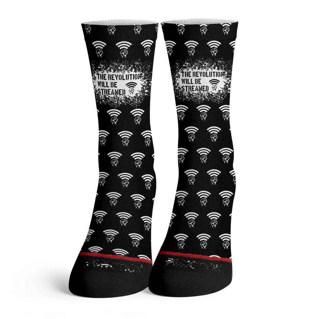 Function - The Revolution Will Be Streamed Black Socks