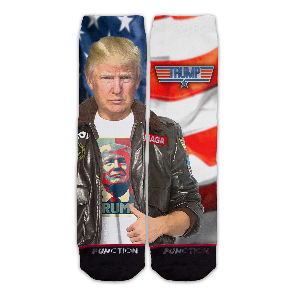 Function - Top Gun Trump Adult Crew Socks