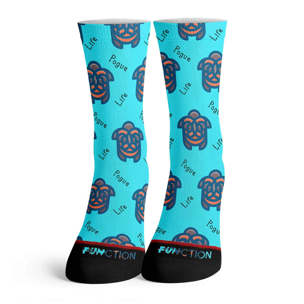 Function - Outer Banks Show Pogue Life Ocean Sea Turtle Tourist Pattern Socks