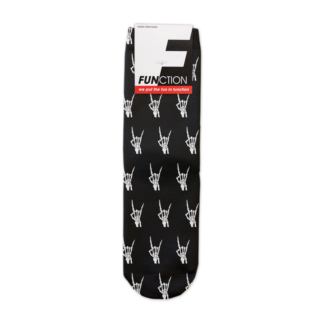 Function - Kids Cute Metal Rock and Roll Hands Pattern Fashion Socks