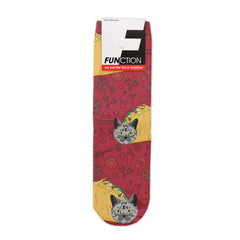 Function - Kids Cute Funny Cat Novelty Crew Socks Taco Cat