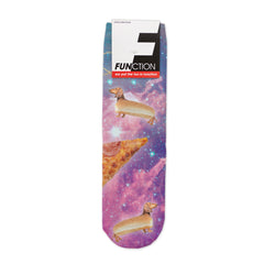 Function - Kids Cute Funny Cat Novelty Crew Socks Pizza Space Cowboy