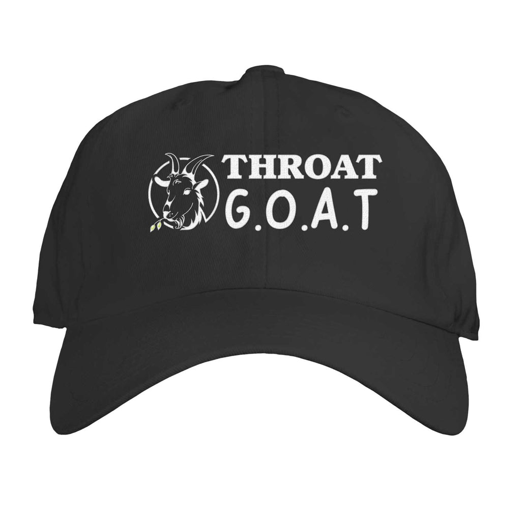 Function - Throat G.O.A.T. Greatest of all time funny novelty party gag gift bachelorette adjustable embroidered dad hat